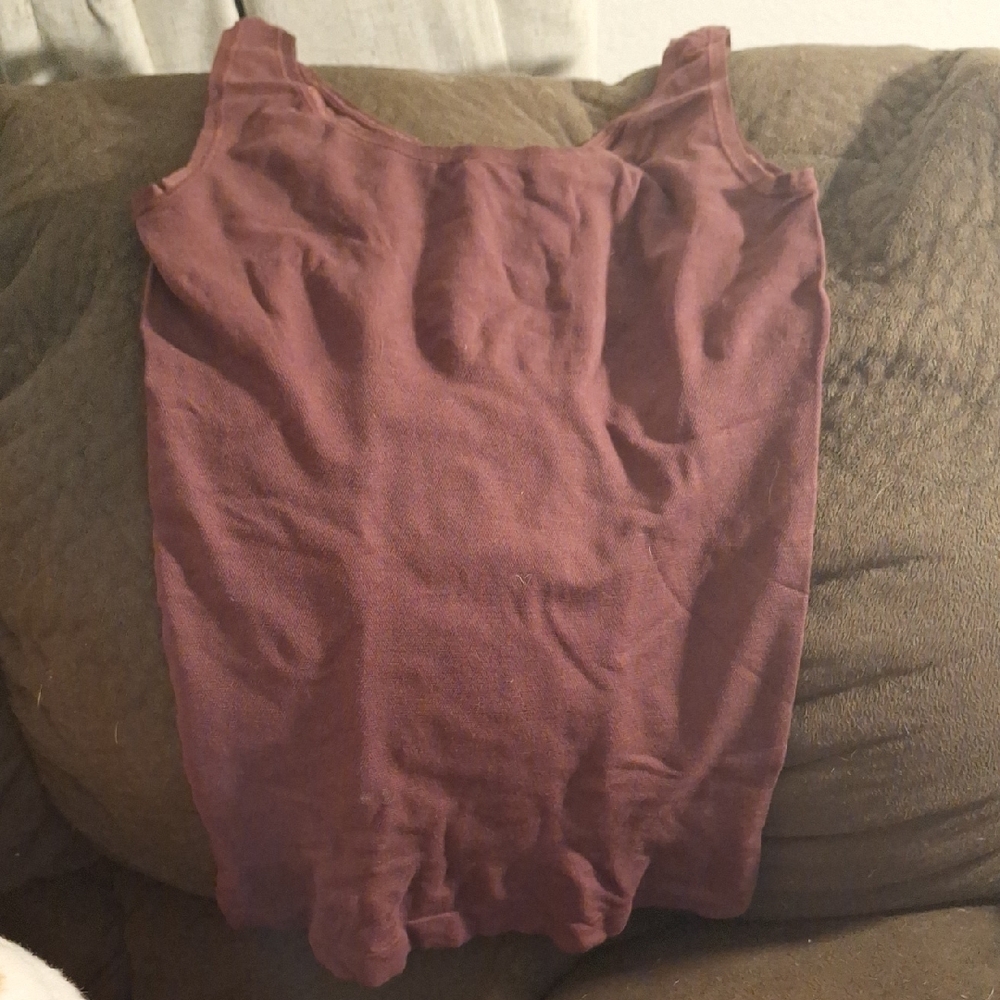 Women's Burgundy Tank Top
